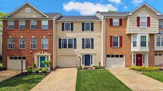 Contemporary Kingstowne Townhome for Sale  6613 Kelsey Point Cir Alexandria VA  Real Estate VA [upl. by Atiuqan]