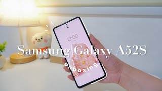 Samsung Galaxy A52S Unboxing in 2022 [upl. by Joliet]