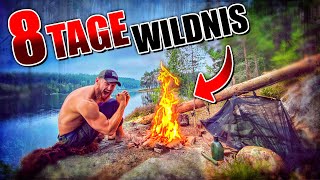 8 Tage Wildnis in SCHWEDEN 3  Primitive Ausrüstung  Kajak  Bushcraft Survival  Fritz Meinecke [upl. by Veljkov]