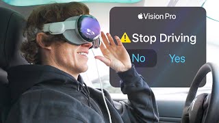 Driving With Apple Vision Pro [upl. by Imaj]