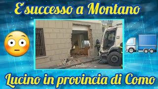 Camion sventra una casa malore improvviso [upl. by Trisha]