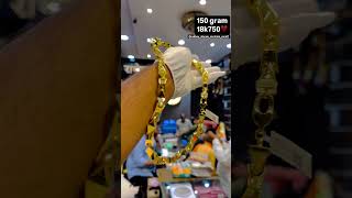 Gold 18k HUID Chain Latest Chain 150gram 18K HUID jwellerylover jewellery jewellery gold [upl. by Borlase]