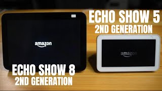 Amazon Echo Show 5 2nd gen vs Amazon Echo Show 8 2nd gen [upl. by Annazus293]