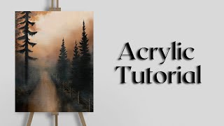 Acrylic Painting Tutorial [upl. by Zak978]