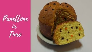 Tutorial Panettone in fimo panettone in polymer clay christmas decoration engsub [upl. by Zoldi]