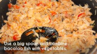 Bacalao fish recipe [upl. by Zerline]