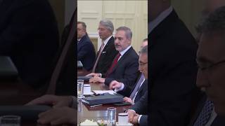 Turkish Foreign Minister Fidan meets with his Greek counterpart [upl. by Ardnasak]