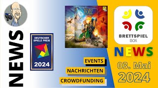 Brettspiel News der Brettspielbox 03 Mai 2024 [upl. by Yenroc]