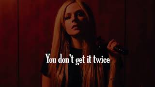 Avril Lavigne  Bite Me AcousticLyrics [upl. by Eph]