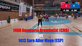 Póvoa de Varzim World Boccia Cup 11072024 Anamaria Arambašić 🇭🇷 vs Sara Aller Mayo 🇪🇸 BC4 [upl. by Nilved224]