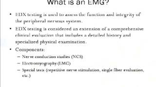 Electrodiagnostic Testing [upl. by Jasmina]