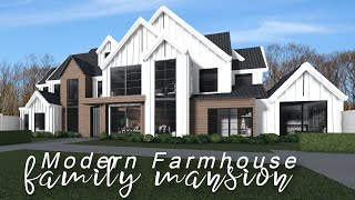 Modern Family Farmhouse  NO LARGE PLOT ROBLOX bloxburg [upl. by Neal535]