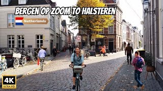 Ebike Tour 🇳🇱 Bergen op Zoom to Halsteren The Netherlands  4K HDR  Bergen op Zoom 2024 [upl. by Sanborne488]