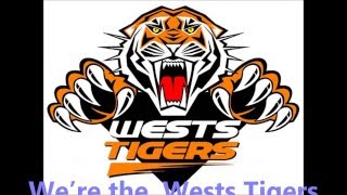 West Tigers theme song Lyrics NRL SingALong [upl. by Heise447]