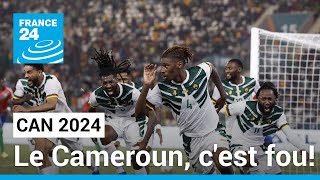 CAN 2024  Au terme dun match complètement fou le Cameroun se qualifie en huitièmes [upl. by Ardnuhsal816]