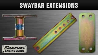 Swaybar amp Brake Proportioning Brackets by Superior Engineering [upl. by Demahom]