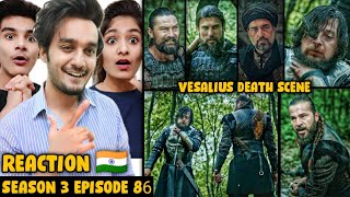 Ertugrul Ghazi Urdu Season 3 Episode 86  Vasilius Death Scene Episode  Ertugrul Fight Scene [upl. by Siblee]