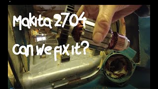 Makita 2704 Table Circular Saw Trouble Shoot amp Repair DIY Disaster [upl. by Rayham]