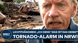 HAGEN TornadoAlarm in NRW quotHab nur Lichtphänomen gesehen Ich denk’ was ist das dennquot [upl. by Towrey]