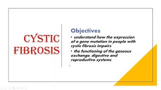 Cystic fibrosis  Biology AS Edexcel [upl. by Taddeo]