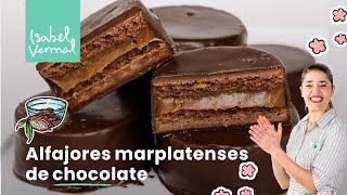 Alfajores marplatenses de chocolate estilo Havanna [upl. by Eceirahs]