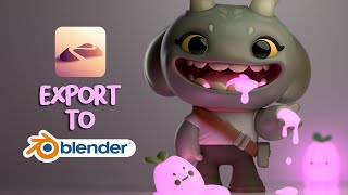 Exporting Nomad Sculpt Model to Blender [upl. by Aranaj]