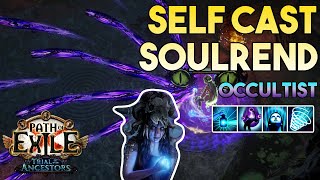 322 Hit Based Soulrend Build  Occultist  Trial of the Ancestors  Path of Exile 322 [upl. by Eillas413]