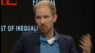 Davos 2019 Historian Rutger Bregman berates billionaires at World Economic Forum over tax avoidance [upl. by Einhapets]