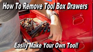 Removing Tool Box Drawers  Snap On MBC and Others [upl. by Markson]