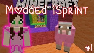 Minecraft iSPRINT Modded Map  Part 1  Minecraft Mods Custom Map [upl. by Annavoig]