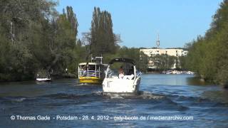 Mit dem Motorboot durch Potsdam auf der Havel [upl. by Ro]