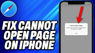 How To Fix Safari Cannot Open Page on iPhone 2024  Easy Fix [upl. by Vania80]