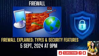 Firewall Explained Types amp Security Features [upl. by Trilbi]