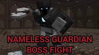 Minecraft EEABs Mobs Nameless Guardian Boss Fight  1201 Mod [upl. by Enneyehc]