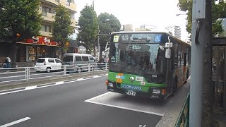 都営バスVK284号車亀29系統境川・西大島駅経由亀戸駅行き宇喜田発車シーン [upl. by Anneg987]