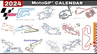 BANYAK SIRKUIT BARUDAFTAR SIRKUIT MOTOGP 2024  JADWAL LENGKAP MOTOGP 2024 [upl. by Lleroj]