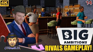 THE BEST PLACE TO WATCH THE BIG GAME  Big Ambitions Rivals Gameplay  14 [upl. by Milicent]