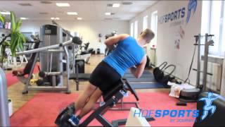 Trainingsvideo seitliche Bauchmuskulatur am Bauchtrainer im Fitnessstudio HofSports [upl. by Oruntha686]