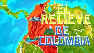 RELIEVE COLOMBIANO PARA NIÑOS [upl. by Siegfried902]