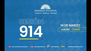 Siga en vivo Sesión 914 del Pleno de la Asamblea Nacional Del Ecuador [upl. by Nadabus]