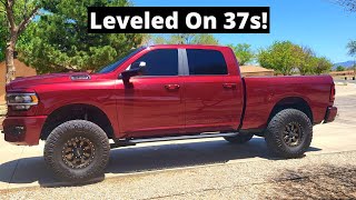 2020 Ram 2500 Leveled On 37s Walkaround and Overview [upl. by Hose]