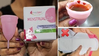 अब पीरियड्स में नहीं लेनी पड़ेगी पैड How to Use Menstrual Cup Sharing My Real Experience [upl. by Litnahc]