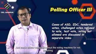 Duties of Polling Officer  All You Need To Know English [upl. by Enyrhtak]