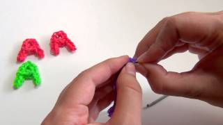 Maak de letter A met Loom bandjes op een vork [upl. by Andrey]