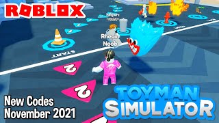 Roblox Toyman Simulator Codes November 2021 [upl. by Eartha]