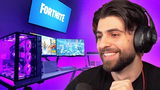 Reacting to my Viewers Fortnite Gaming Setups [upl. by Attelrak]