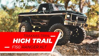 Traxxas TRX4 High Trail Edition Ford Ranger XLT Run amp Review [upl. by Adnal]