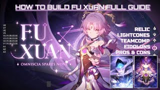 Fu Xuan Full Guide  Best Relic Lightcone Team Build [upl. by Arehs705]