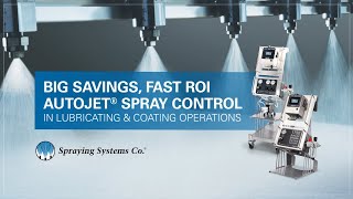 AutoJet 1750 Spray Control in Lubricating amp Coating [upl. by Legim]