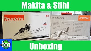 Who Makes the Best 60cc Pro Saw Part 2 Makita 6100 amp Stihl MS 362 Unboxing amp Did I Get Ripped Off [upl. by Solnit]